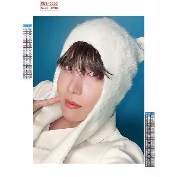   J-Hope (BTS) gyémántszemes kirakó szett (diamond painting)