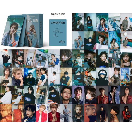 KPOP V (BTS) - Layover lomo card (55 db)