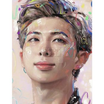 RM (BTS) gyémántszemes kirakó szett (diamond painting)
