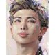 RM (BTS) gyémántszemes kirakó szett (diamond painting)