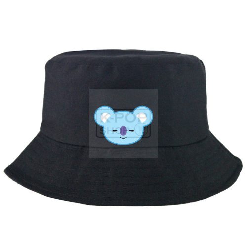 KPOP BT21 - Koya halászsapka (fekete)