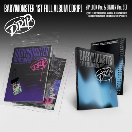 BABYMONSTER - DRIP [1st Full Album] (ZIP LOCK Ver. / BINDER Ver.) ELŐRENDELÉS