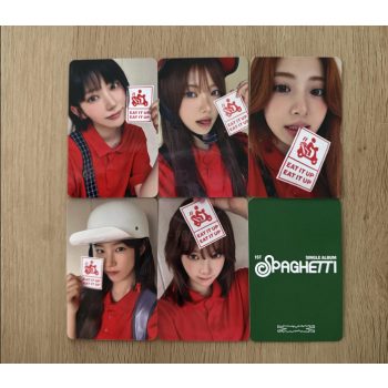   KPOP LE SSERAFIM – SPAGHETTI (1st Single) POB Official Fotókártya