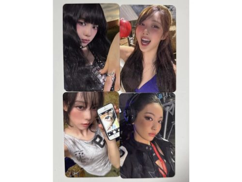 KPOP AESPA - RICH MAN AppleMusic Official POB Fotókártya