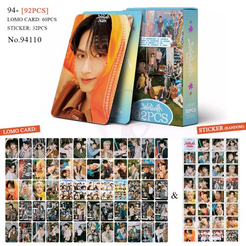 KPOP SEVENTEEN - Seventeenth Heaven lomo card (60 db) és matrica (32 db)