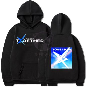   KPOP TXT - The Star Chapter: Together fekete kapucnis pulóver (hoodie) KÉTOLDALAS