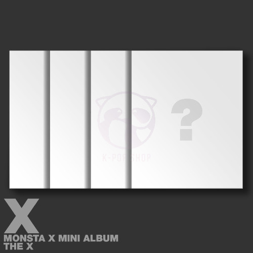 MONSTA X - THE X [13th Mini Album] (UNKNOWN X Ver. / UNDERDOG Ver. / HELLO X Ver. / XX Ver. Ver.) ELŐRENDELÉS