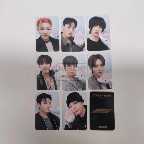 KPOP ATEEZ - GOLDEN HOUR : Part. 1 [APPLE MUSIC] POB EXCLUSIVE OFFICIAL PHOTOCARD