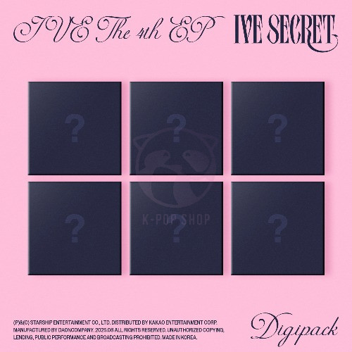 IVE - IVE SECRET [4th EP Album] (Digipack Ver.) (Limited) 