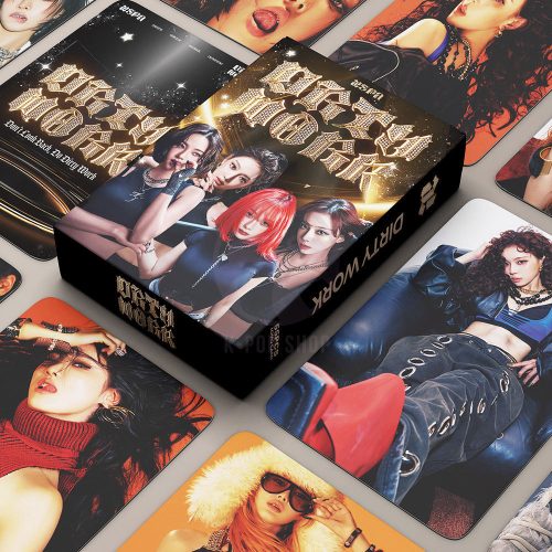 KPOP AESPA - Dirty Work lomo card (55 db)