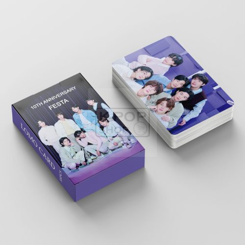 KPOP BTS - Festa 10th Anniversary lomo card (55 db)