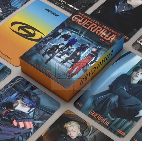 KPOP ATEEZ - GUERILLA lomo card (55 db) 