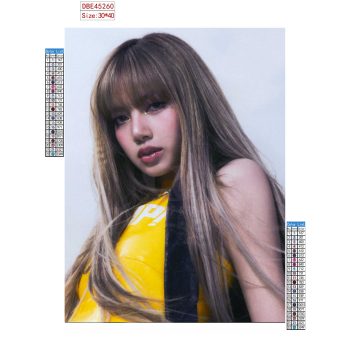   Lisa (BLACKPINK) gyémántszemes kirakó szett (diamond painting)
