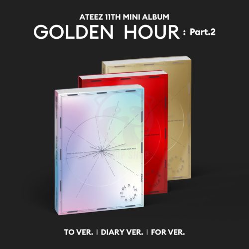 ATEEZ - GOLDEN HOUR : Part.2 [11th Mini Album] (TO Ver. / DIARY Ver. / FOR Ver.) ELŐRENDELÉS