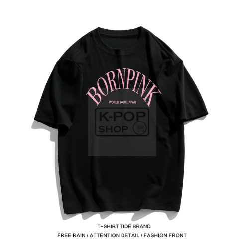 KPOP BLACKPINK - BORN PINK fekete póló