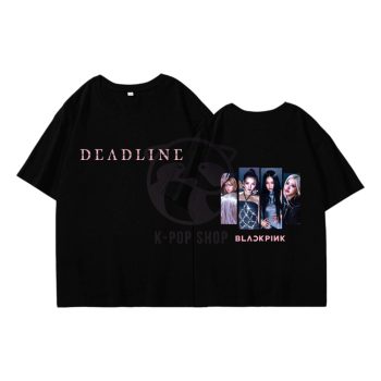 KPOP BLACKPINK - Deadline fekete póló