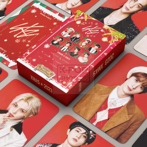 KPOP STRAY KIDS - 2023 XMAS lomo card (55 db) 