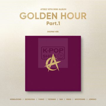   Ateez - GOLDEN HOUR : Part.1 (10th Mini Album) Digipack Version ELŐRENDELÉS