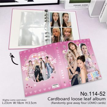 Fotókártya album (80 db fotókártyának) - BLACKPINK