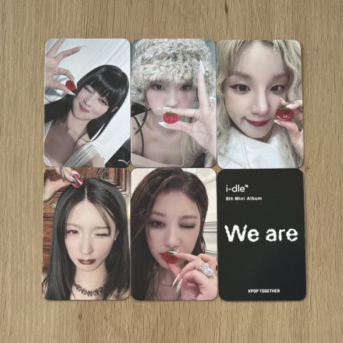 KPOP (G)I-DLE - WE ARE [8TH MINI ALBUM] (KPOP TOGETHER ) POB Fotókártya