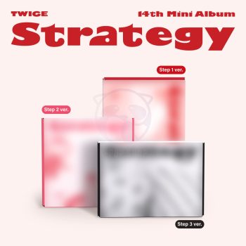   TWICE - STRATEGY [14th Mini Album] (Step 1 Ver. / Step 2 Ver. / Step 3 Ver.) 