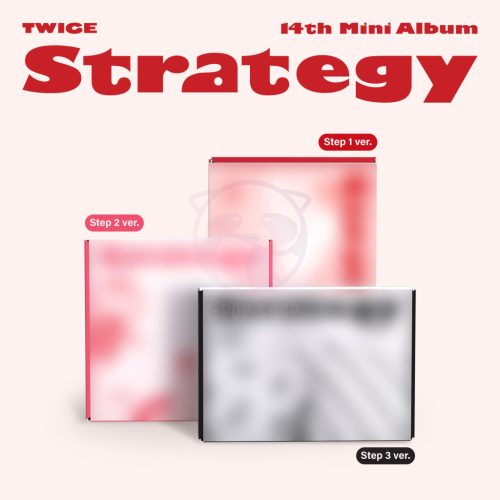 TWICE - STRATEGY [14th Mini Album] (Step 1 Ver. / Step 2 Ver. / Step 3 Ver.) ELŐRENDELÉS