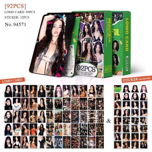 KPOP KATSEYE - Beautiful Chaos lomo card (60 db) + matricacsomag (32 db)