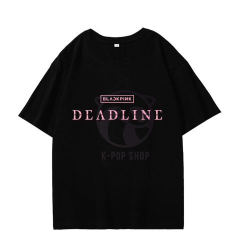 KPOP BLACKPINK - Deadline fekete póló