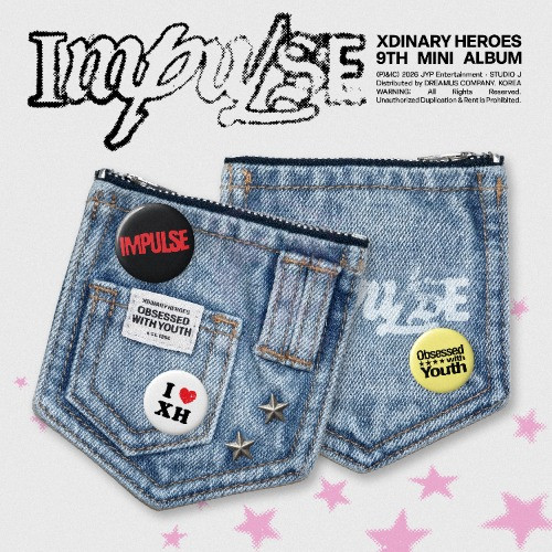 Xdinary Heroes - IMPULSE (9th Mini Album) Denim Pouch Version ELŐRENDELÉS
