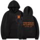 KPOP BTS - Permission To Dance fekete kapucnis pulóver (hoodie) KÉTOLDALAS