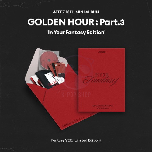 ATEEZ - GOLDEN HOUR : Part.3 [12th Mini Album] 'In Your Fantasy Edition' (Limited)