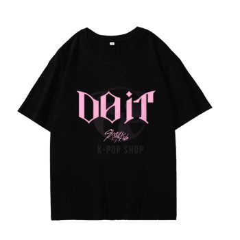 KPOP STRAY KIDS - Do It fekete póló 