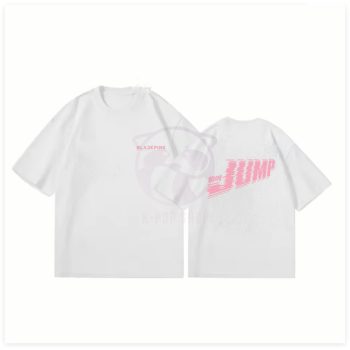 KPOP BLACKPINK - Jump fehér póló KÉTOLDALAS