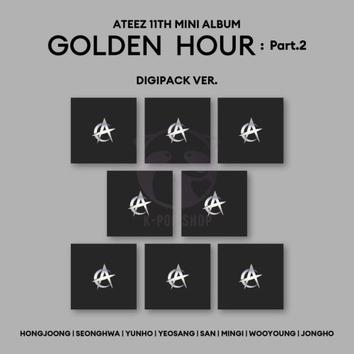 ATEEZ - GOLDEN HOUR : Part.2 [11th Mini Album] Digipack Version ELŐRENDELÉS