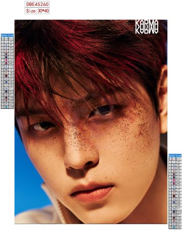 Seungmin (Stray Kids) gyémántszemes kirakó szett (diamond painting)