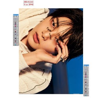   I.N. (Stray Kids) gyémántszemes kirakó szett (diamond painting)