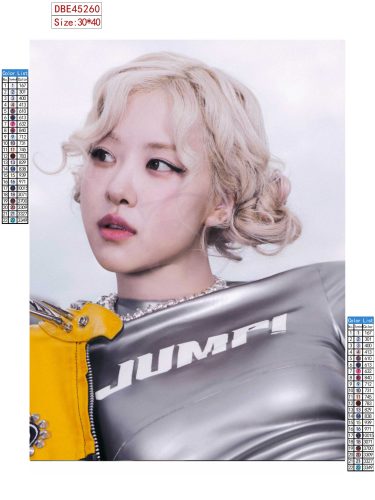 Rosé (BLACKPINK) gyémántszemes kirakó szett (diamond painting)