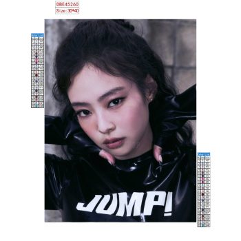   Jennie (BLACKPINK) gyémántszemes kirakó szett (diamond painting)