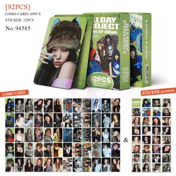  KPOP ALLDAY PROJECT lomo card (60 db) + matricacsomag (32 db)