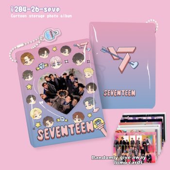 Fotókártya album (32 db fotókártyának) - Seventeen