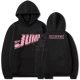 KPOP BLACKPINK - JUMP fekete kapucnis pulóver (hoodie) KÉTOLDALAS