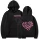 KPOP BLACKPINK - BORN PINK World Tour fekete kapucnis pulóver (hoodie) KÉTOLDALAS
