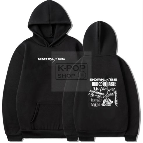 KPOP ITZY - Born To Be fekete kapucnis pulóver (hoodie) KÉTOLDALAS