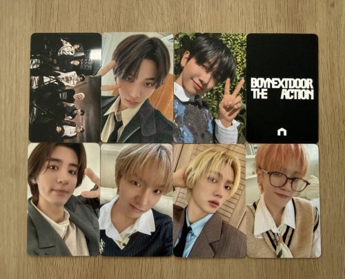 KPOP BOYNEXTDOOR - The Action (5th mini album) Apple Music POB Official Fotókártya