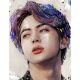 Jin (BTS) gyémántszemes kirakó szett (diamond painting)