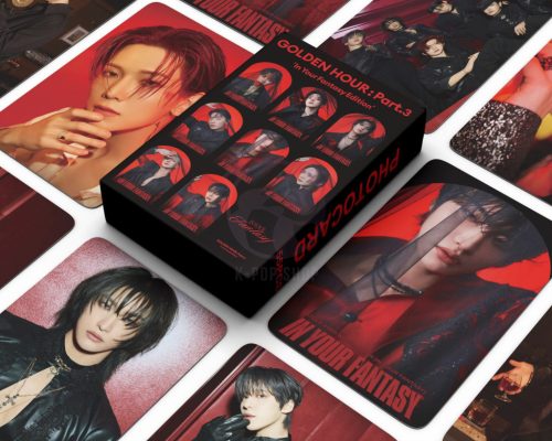 KPOP ATEEZ - Golden Hour : Part. 3 In Your Fantasy lomo card (55 db) 