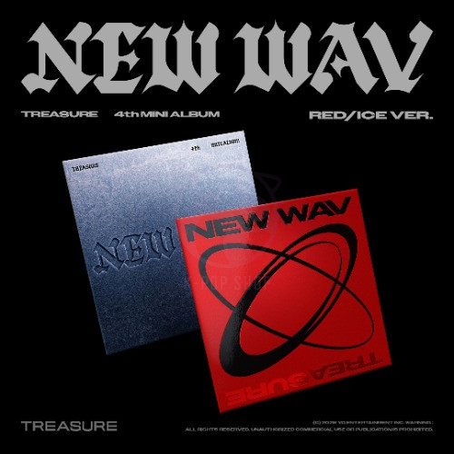 TREASURE - NEW WAV (4th Mini Album) (ICE Ver. / RED Ver.) ELŐRENDELÉS