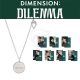 KPOP ENHYPEN - Dimension: Dilemma nyaklánc + 7 db fotókártya + díszdoboz