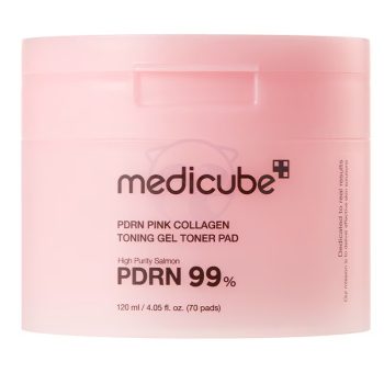   Medicube - PDRN Pink Collagen Toning Gel Toner Pad, 120ml (70pcs)
