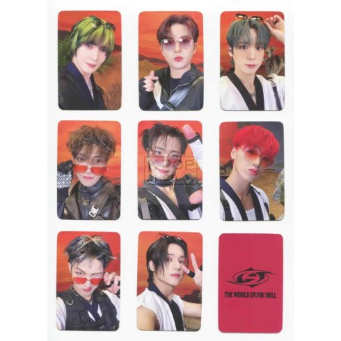 KPOP ATEEZ - THE WORLD EP.FIN : WILL [APPLE MUSIC] POB EXCLUSIVE OFFICIAL PHOTOCARD